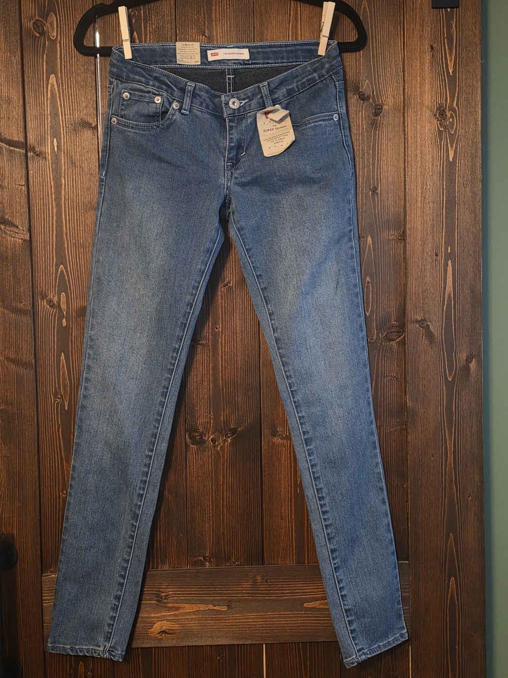 Levi's Girls' Medium Blue Skinny Jeans
